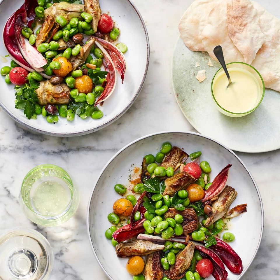 Bohnen-Artischocken-Salat Rezept - [ESSEN UND TRINKEN]