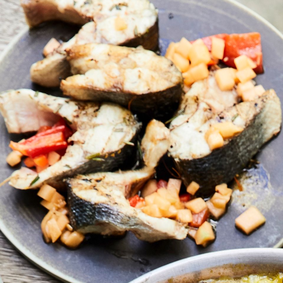 Loup-de-mer-Koteletts Rezept - [ESSEN UND TRINKEN]