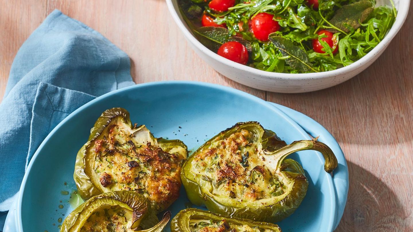 Gefüllte Fontina-Paprika Rezept
