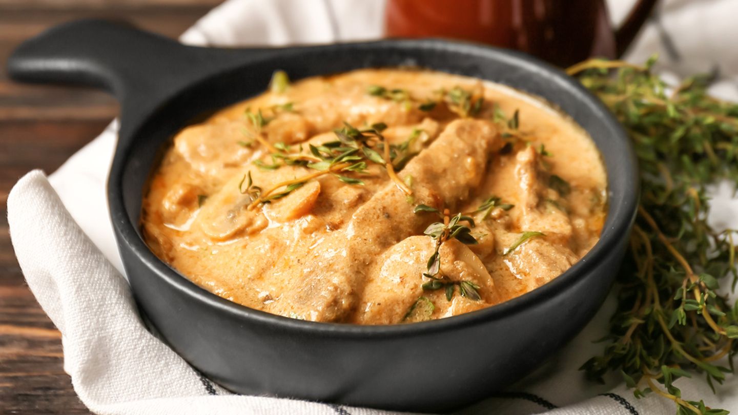 Bœuf Stroganoff nach Originalrezept