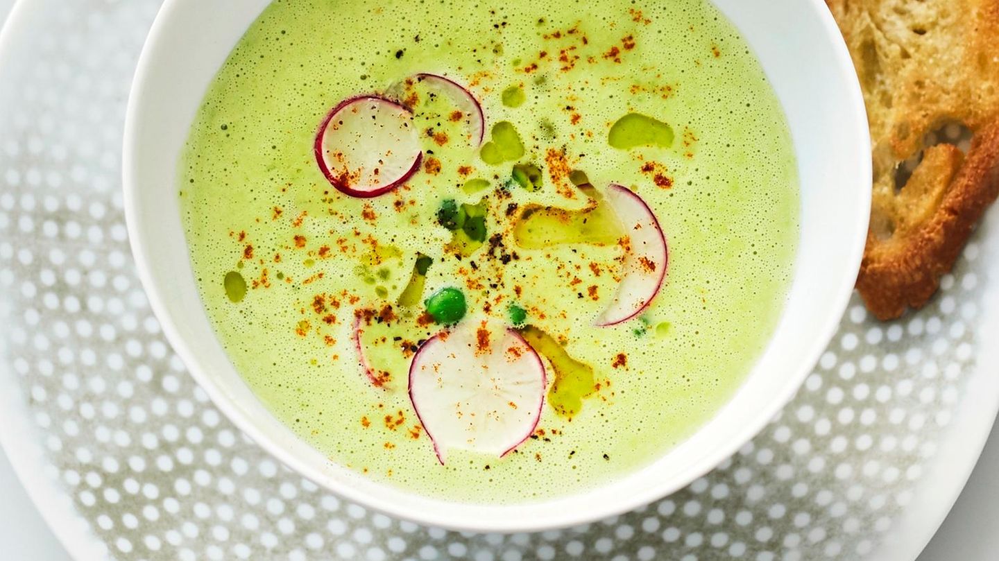 Buttermilch-Erbsen-Suppe Rezept