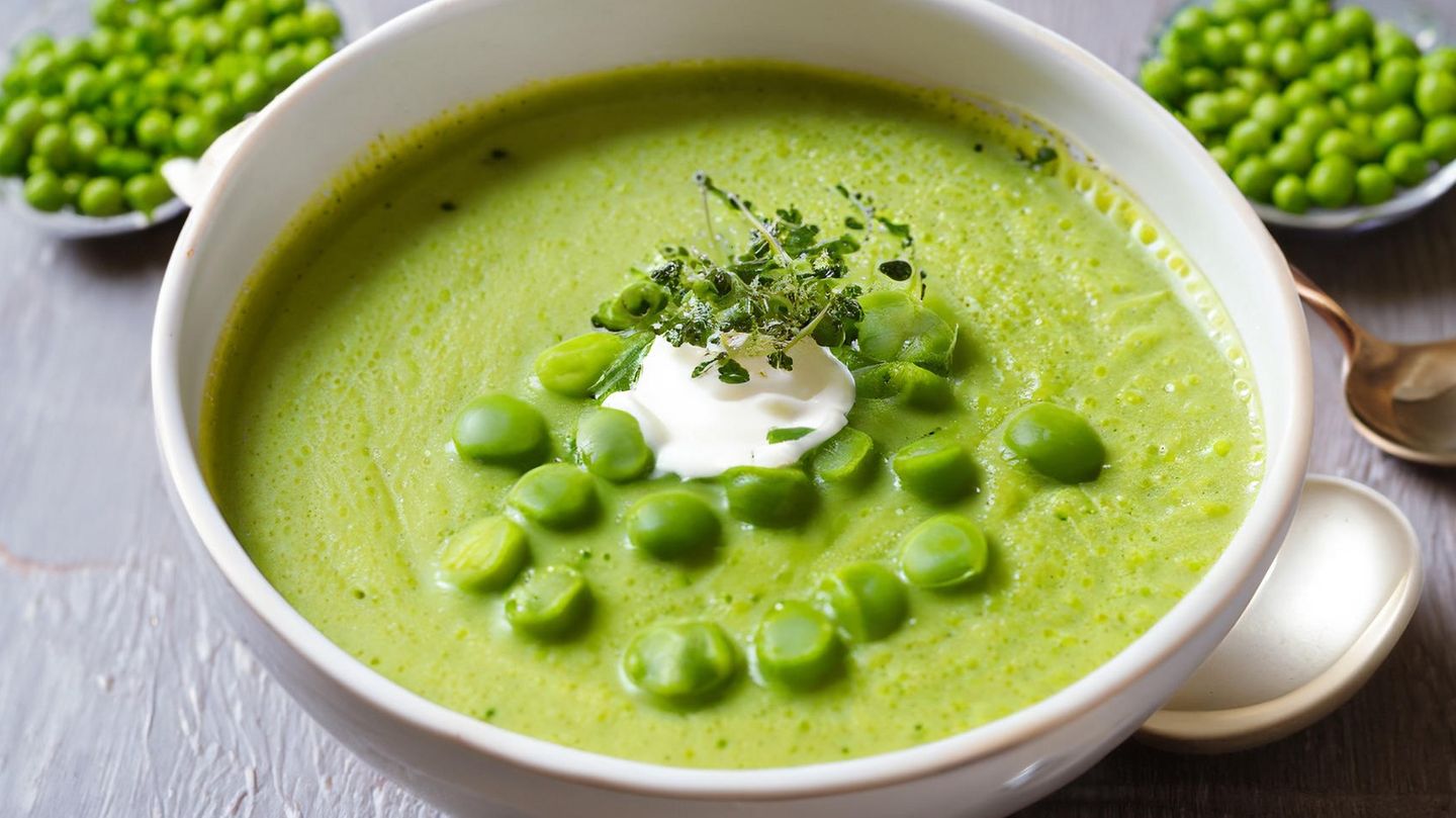 Erbsensuppe: einfach & vegetarisch