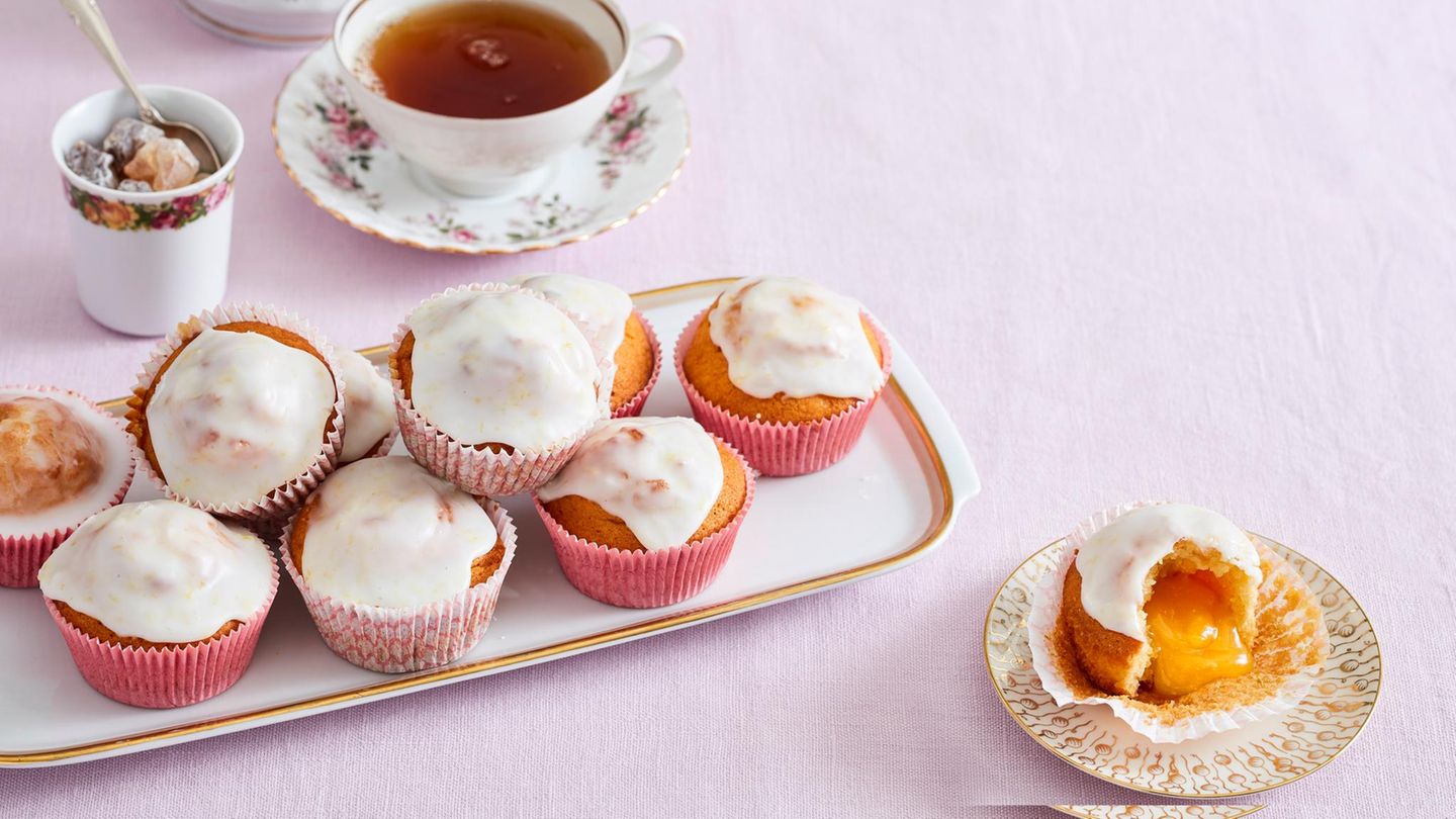 Lemon-Curd-Muffins Rezept