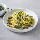 Tagliatelle mit Kürbiskern-Pesto