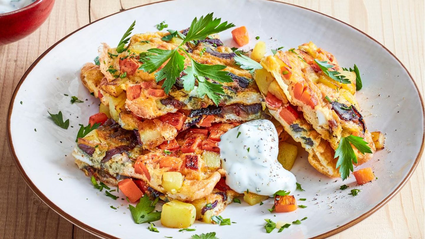 Gemüse-Frittata Rezept