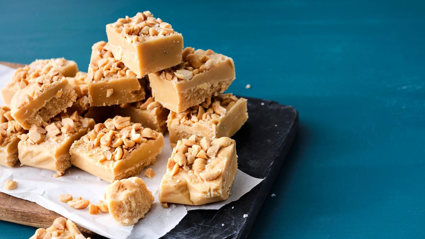 Salted Fudge mit Erdnüssen Rezept