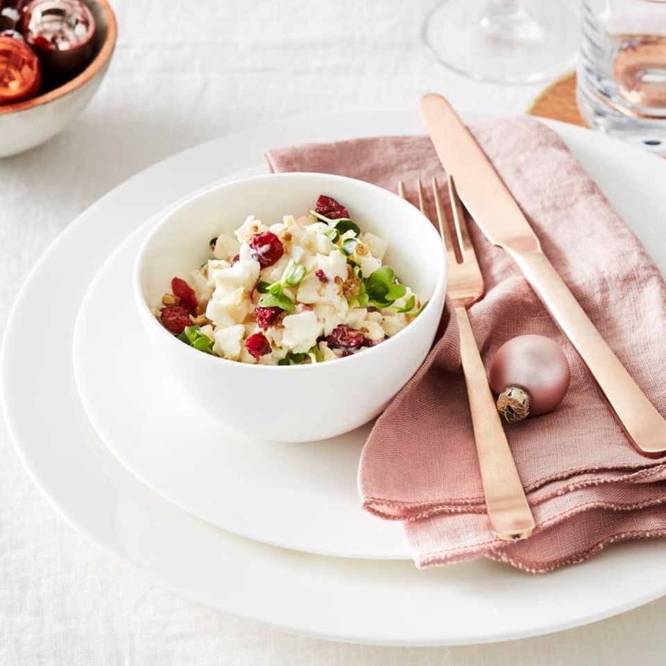 Waldorfsalat mit Cranberrys