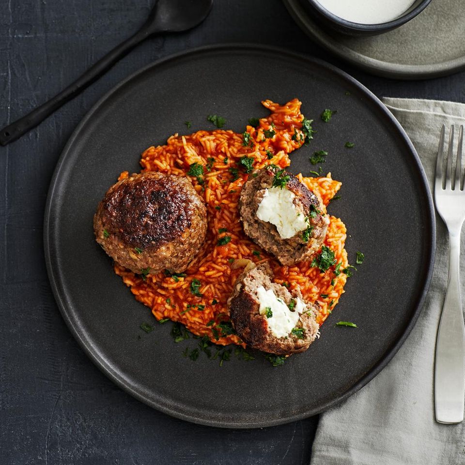 Gefüllte Lammbuletten: Thermomix ® Rezept - [ESSEN UND TRINKEN]