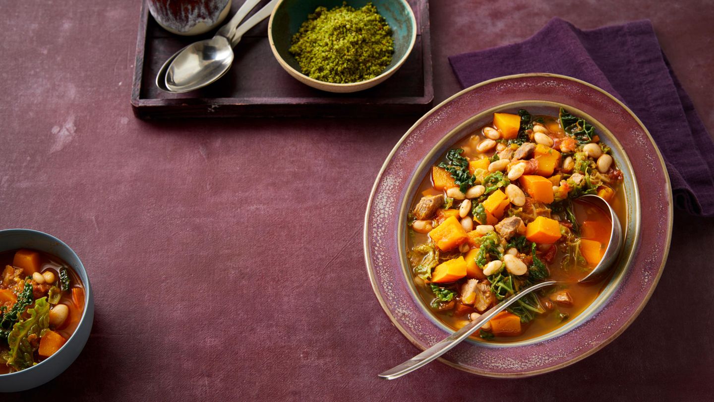 Kürbiseintopf: Thermomix ® Rezept