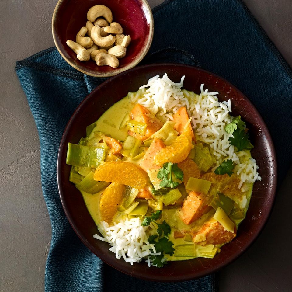 Gemüse-Orangen-Curry Rezept - [ESSEN UND TRINKEN]