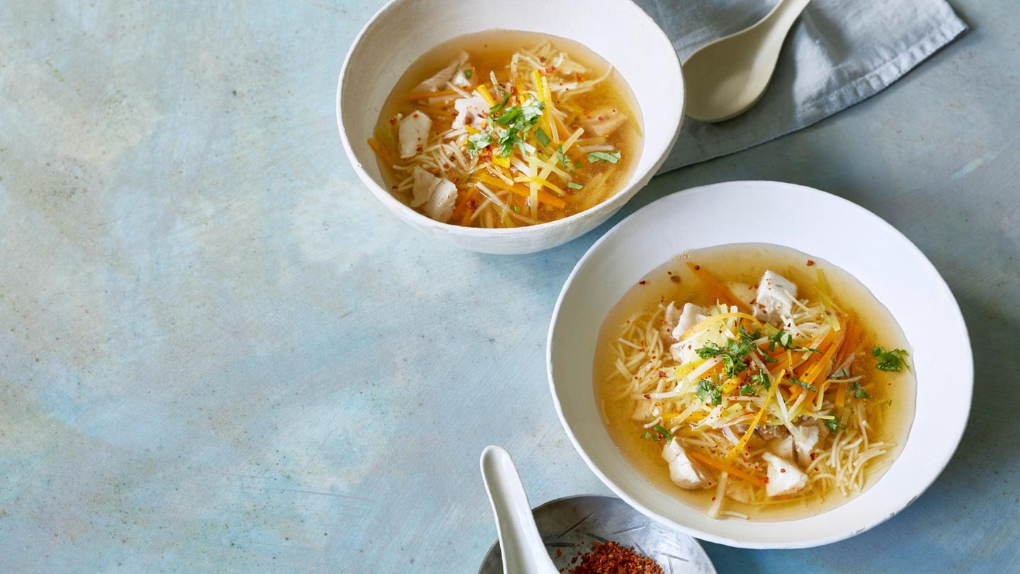 Asiatische Hühnersuppe selber machen