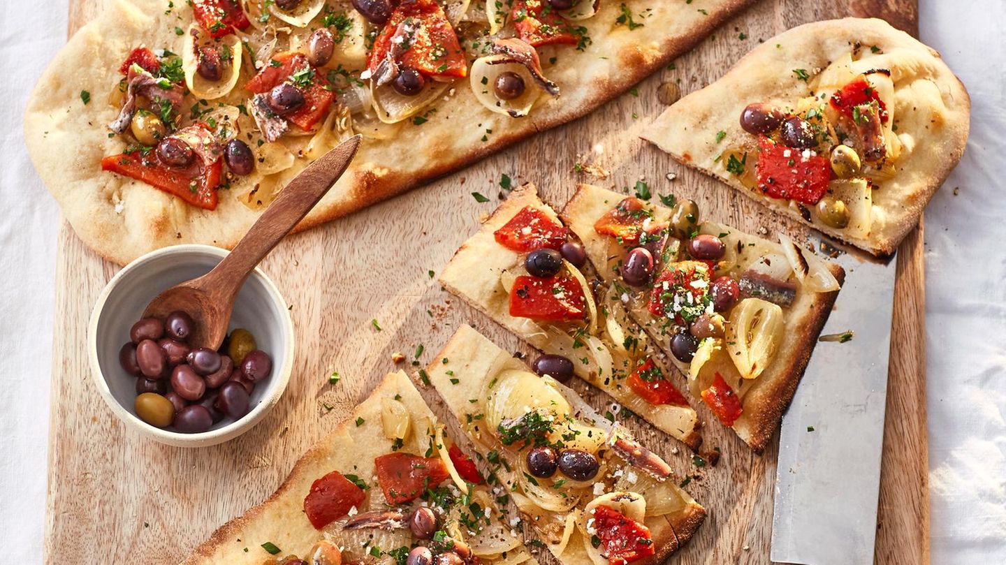 Pissaladière mit Oliven Rezept