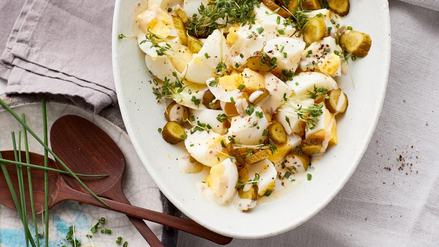 Eiersalat mit Schnittlauch Rezept