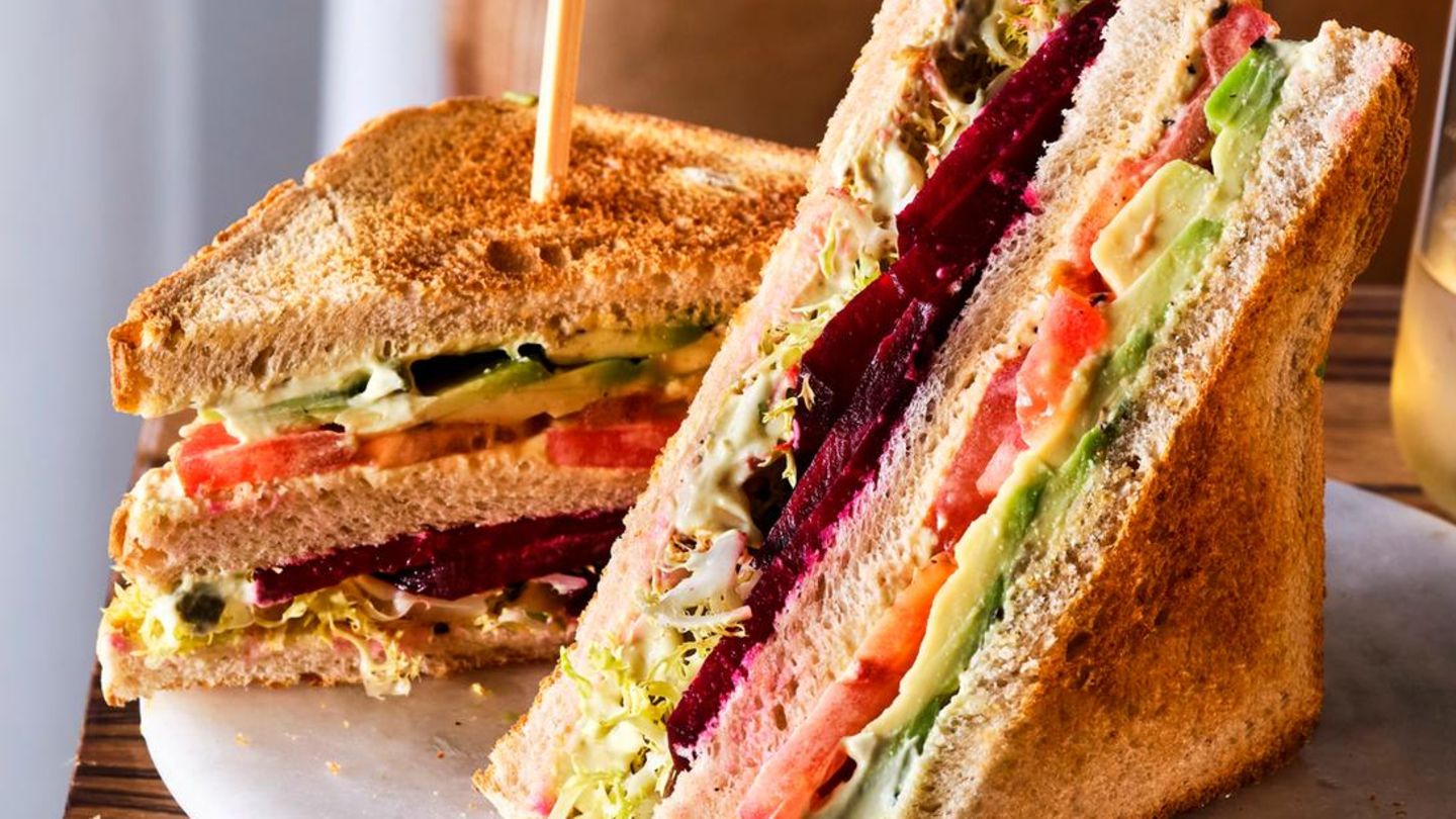 Rote-Bete-Club-Sandwich Rezept