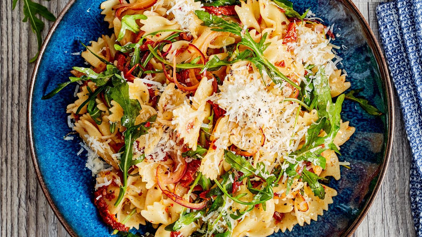 Farfalle mit Rucola Rezept