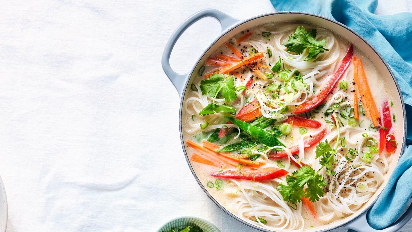 One-Pot-Thai-Pasta Rezept