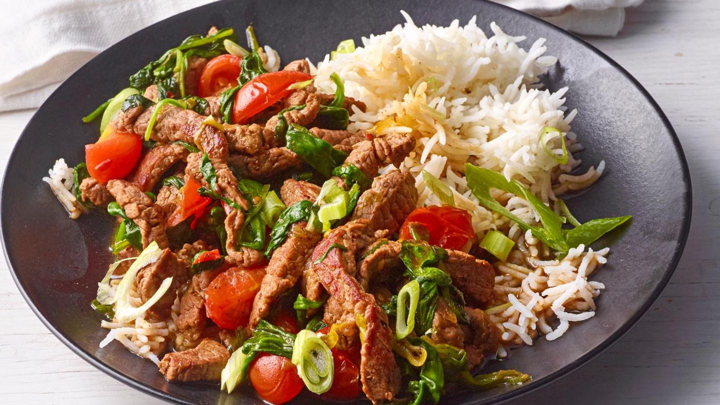 Scharfes Rindfleisch: schnelles Rezept