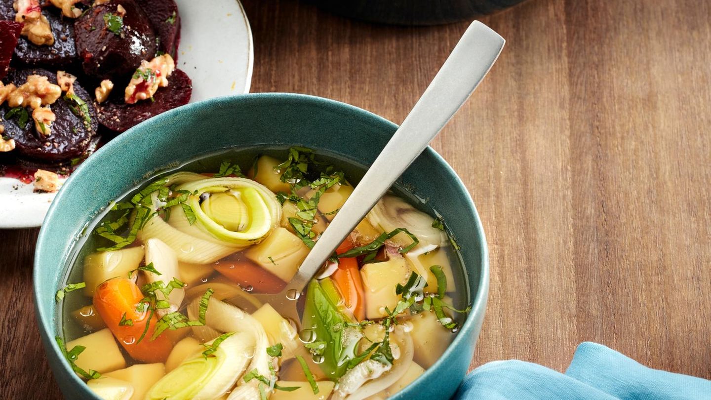 Kartoffeleintopf mit Rote-Bete-Salat Rezept