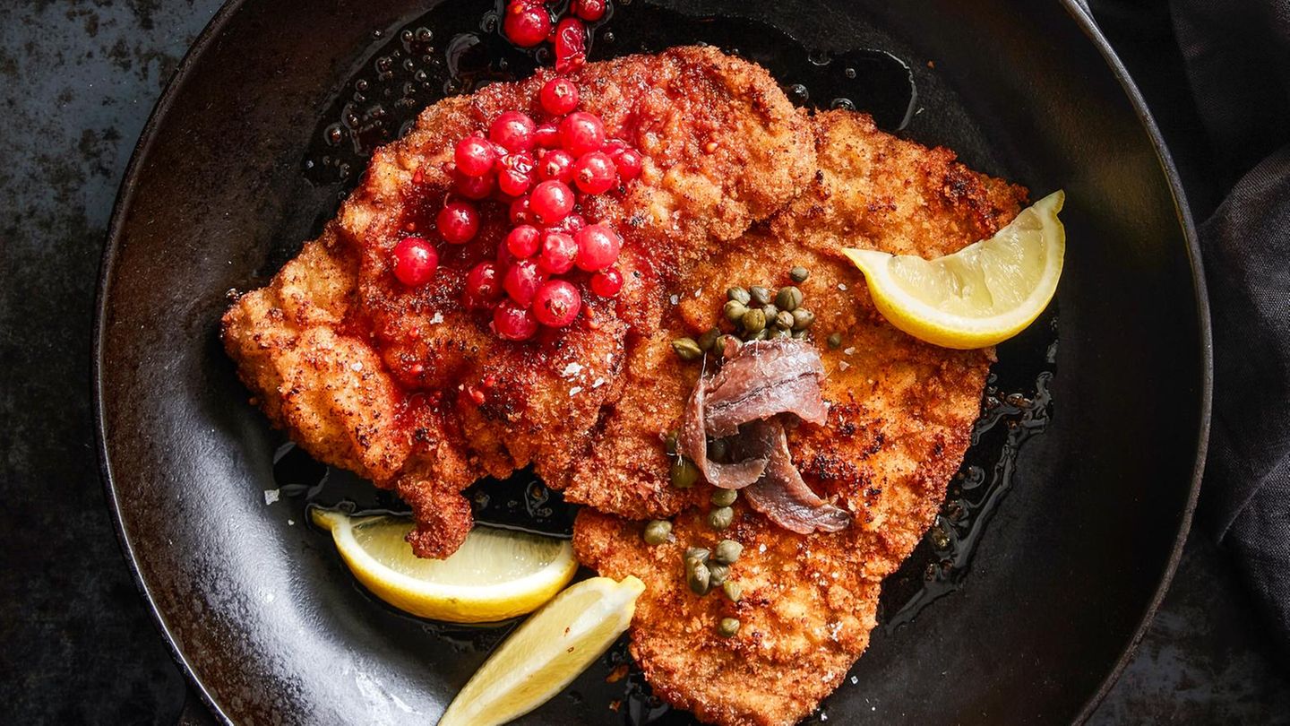 Wiener Schnitzel mit Johannisbeeren Rezept