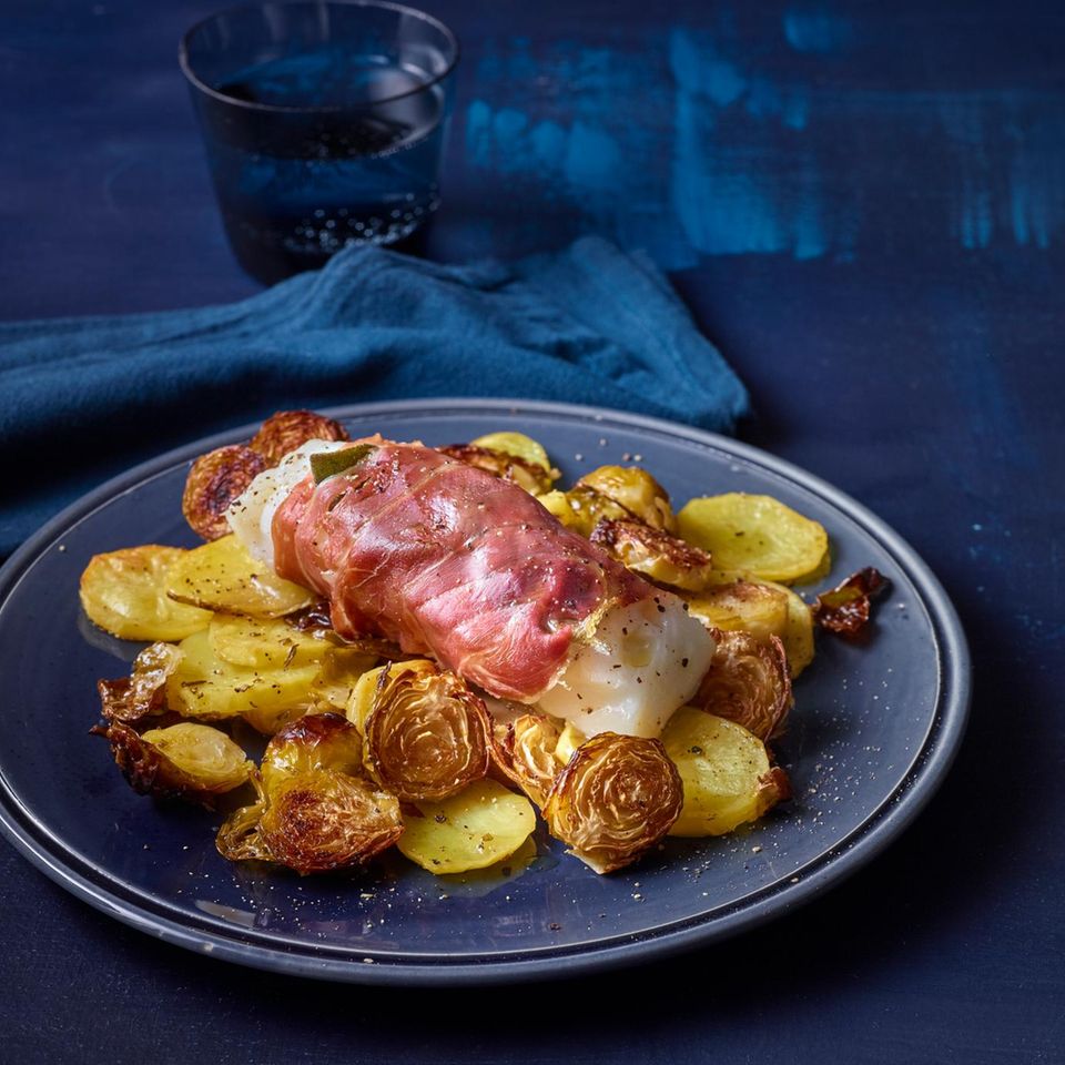 Kabeljau-Saltimbocca Rezept - [ESSEN UND TRINKEN]