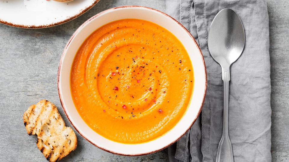 Möhren-Ingwer-Suppe