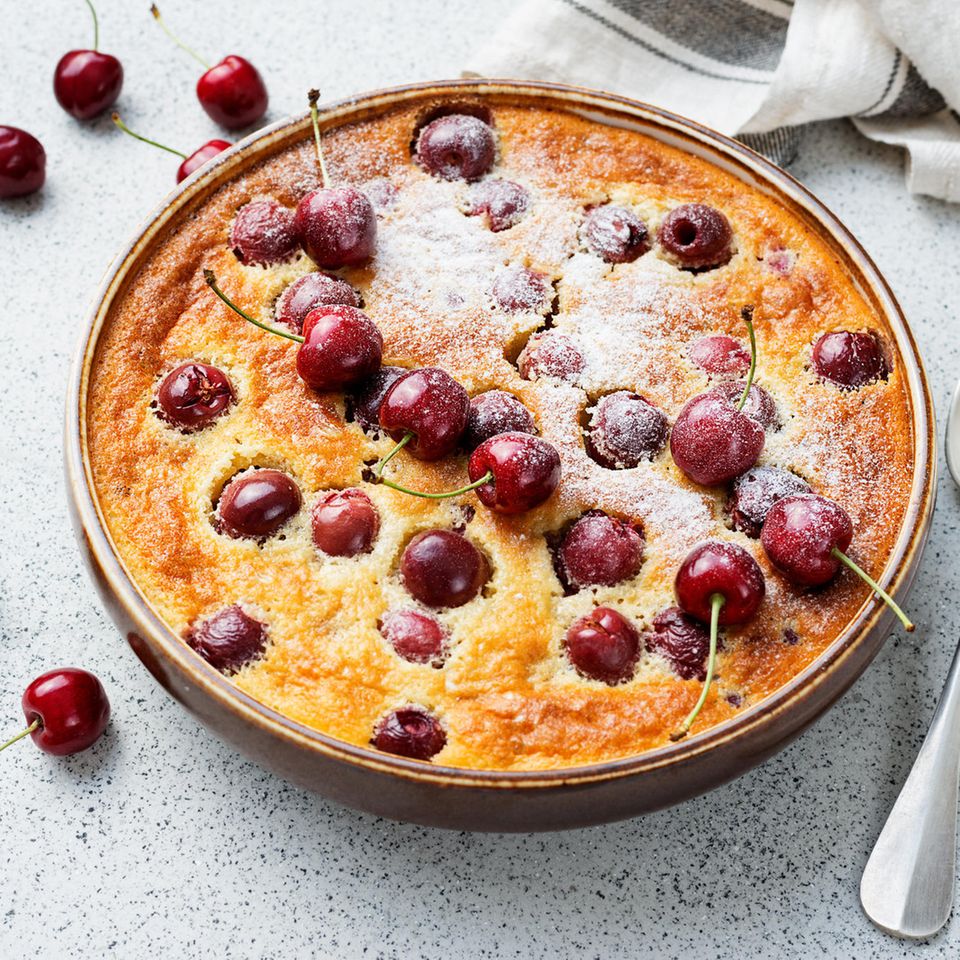 Franz sische Clafoutis Mit Kirschen ESSEN UND TRINKEN 