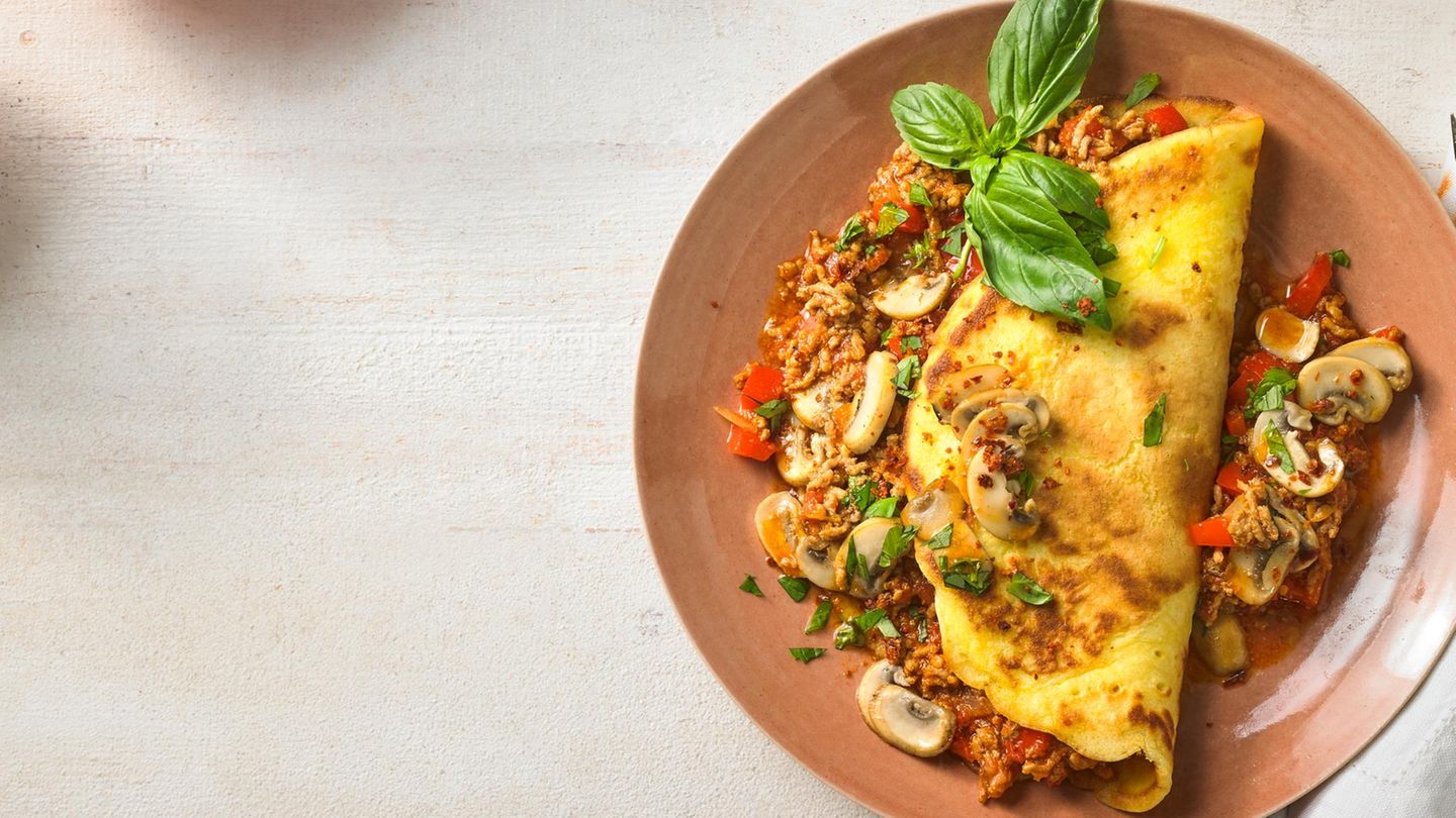 Gefüllte Pfannkuchen mit Bolognese Rezept - [ESSEN UND TRINKEN]