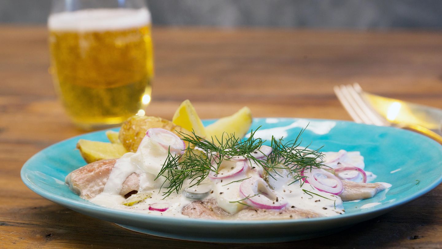 Matjesfilet nach Hausfrauenart Rezept