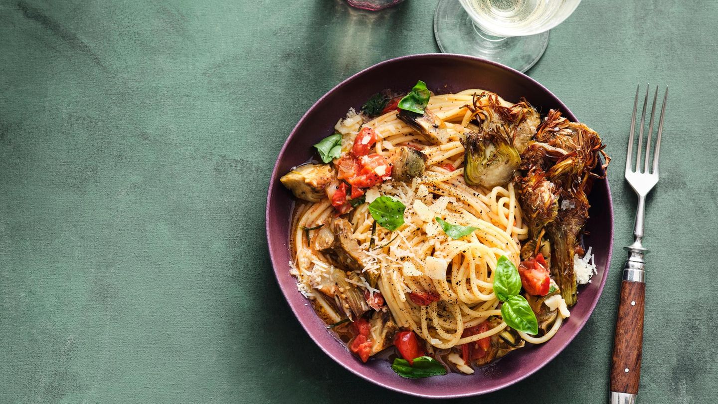Pasta mit Artischocken Rezept