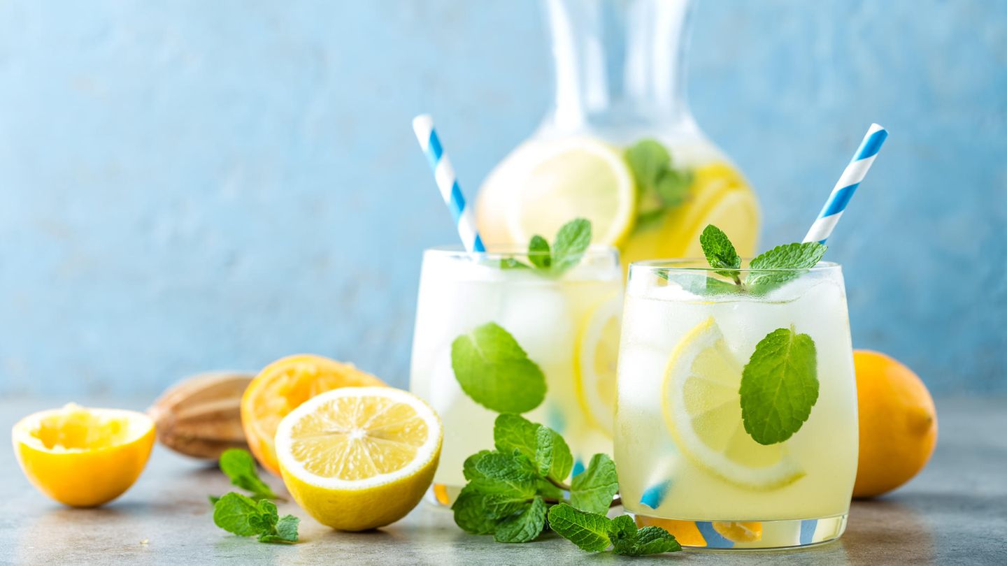 Zitronenlimonade: Rezept zum selber machen