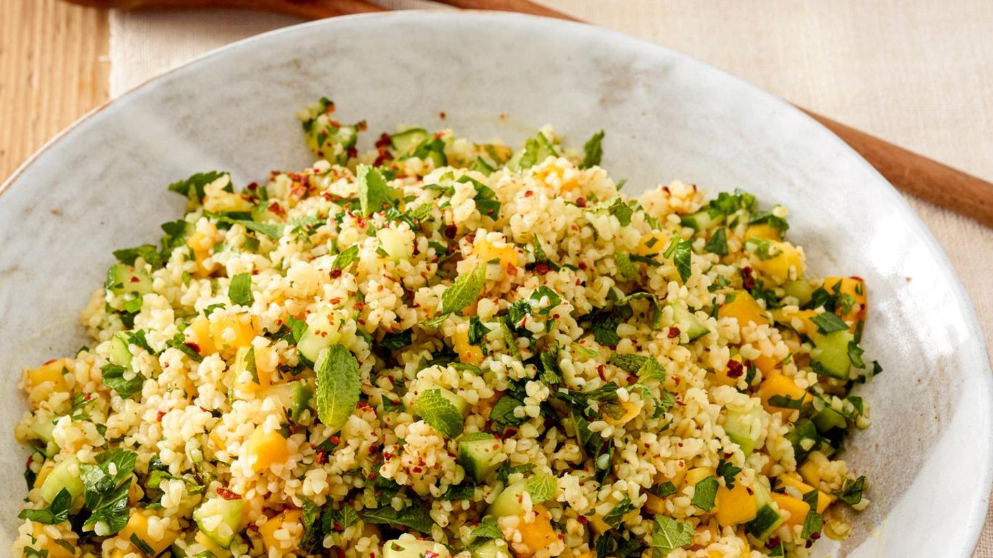 Bulgursalat mit Mango Rezept