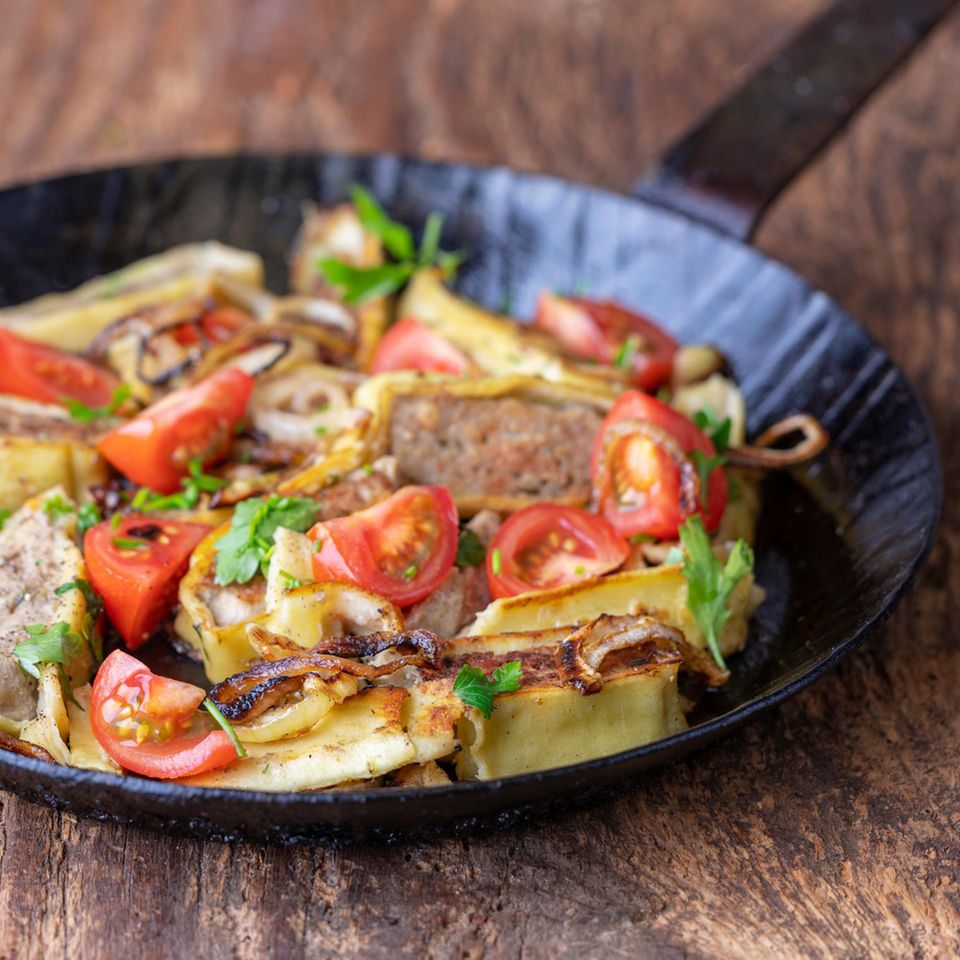 Maultaschen Pfanne Rezept F R Genie Er Essen Und Trinken