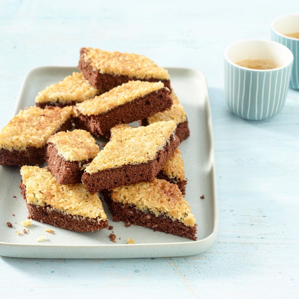 Kokos-Brownies Rezept - [ESSEN UND TRINKEN]