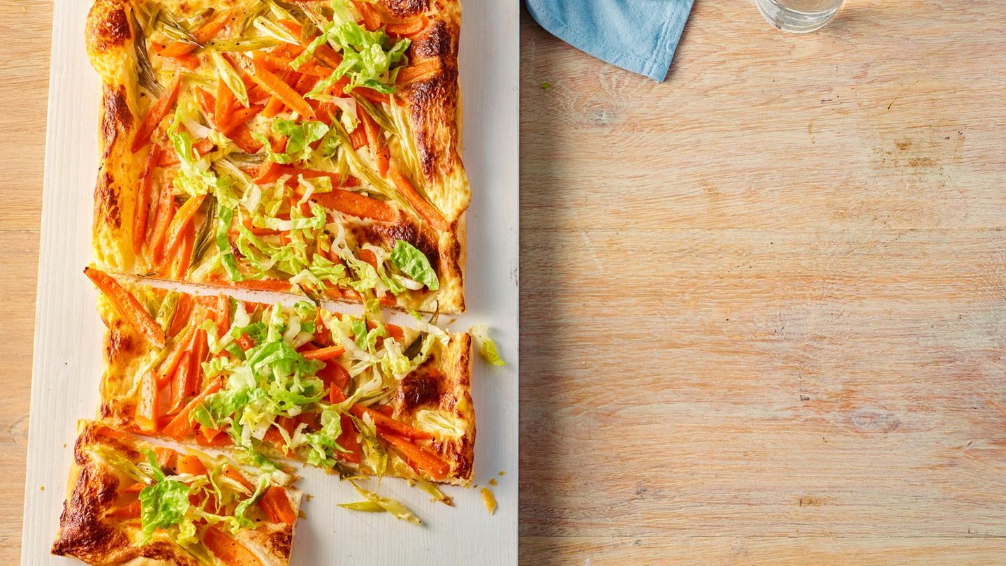 Möhren-Pizza Rezept