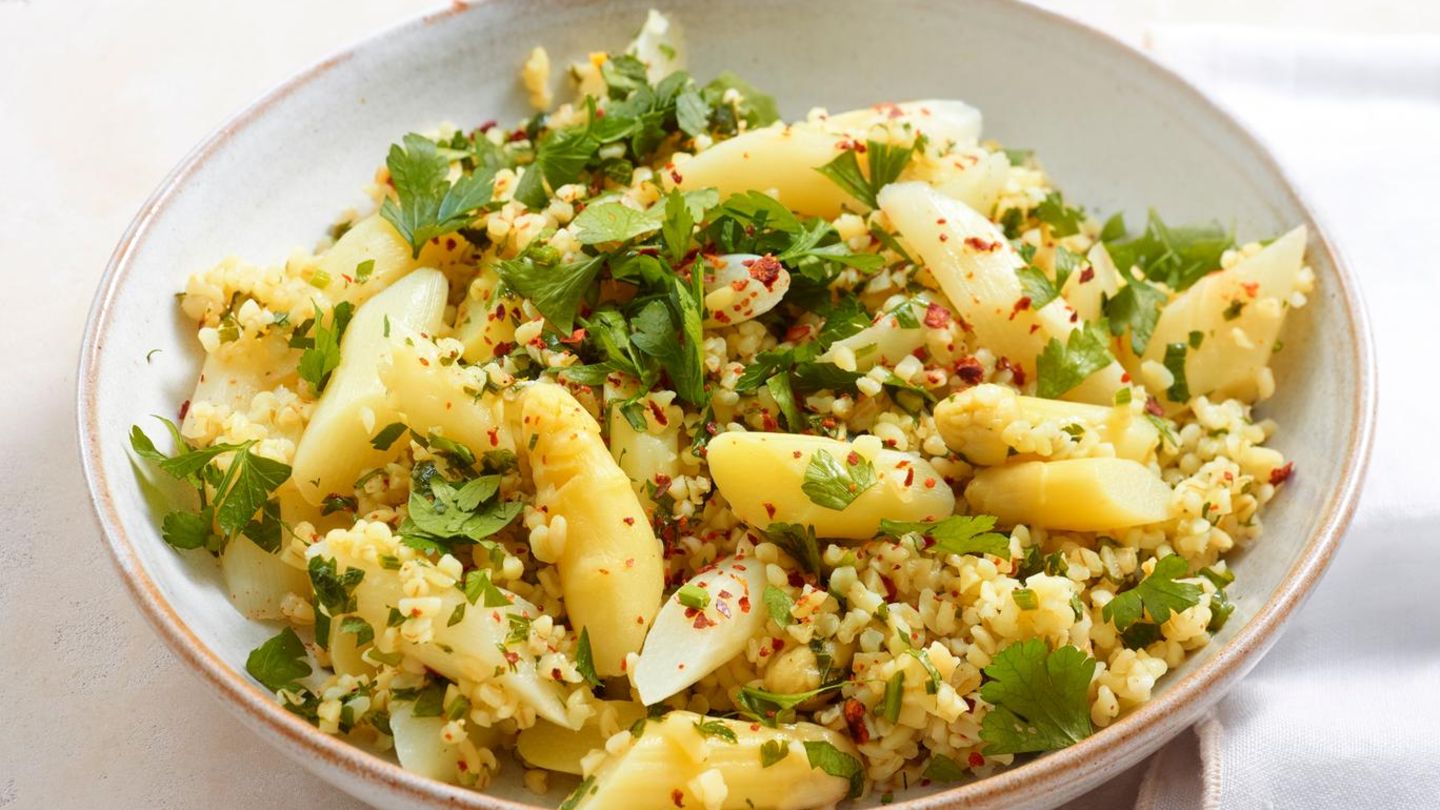 Schneller Spargel-Bulgur-Salat