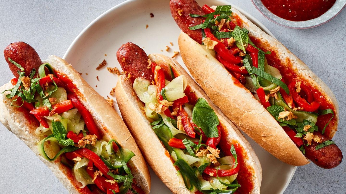 Merguez-Hotdog Rezept