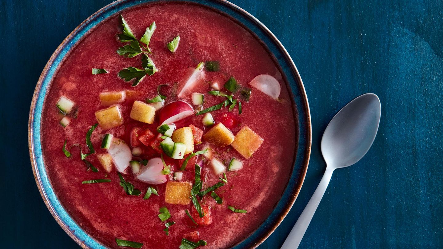 Wassermelonen-Gazpacho Rezept