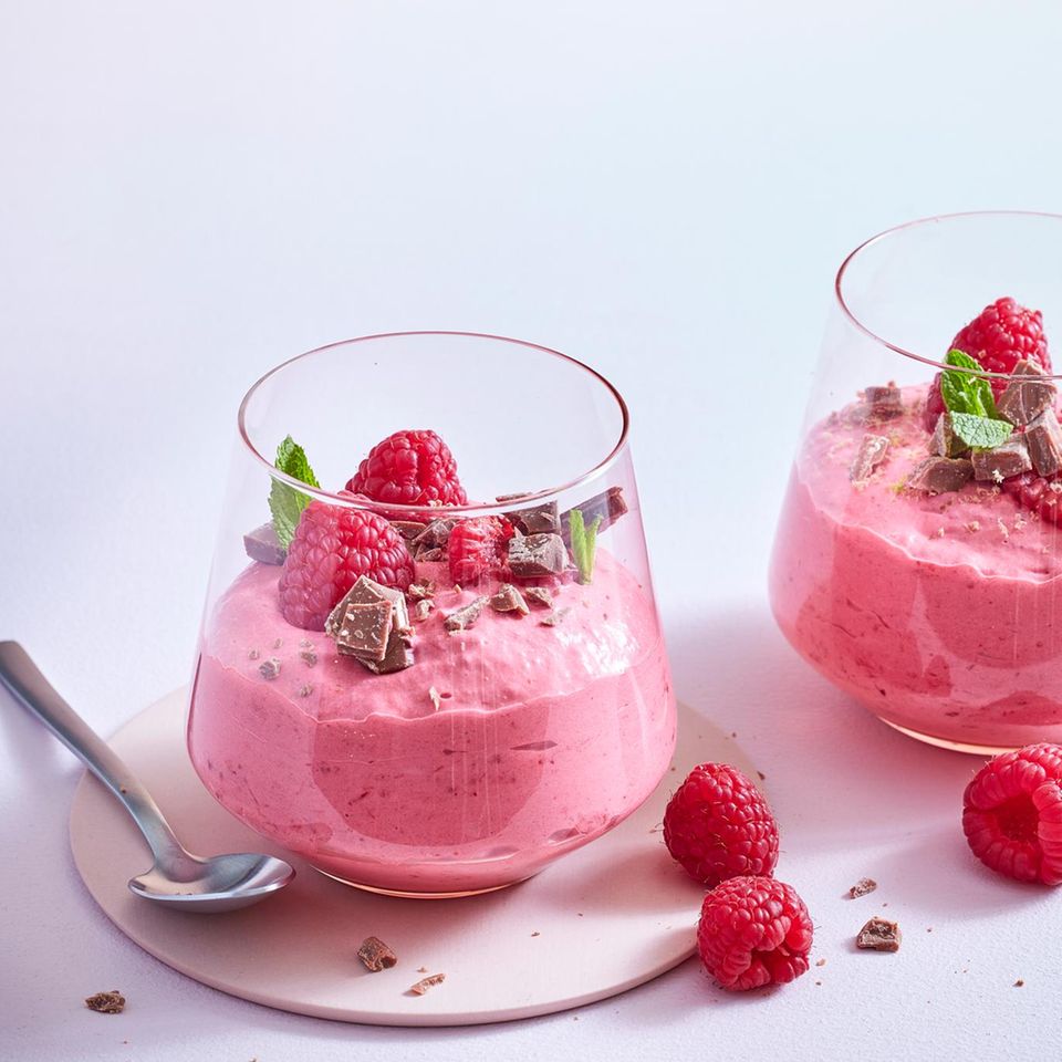 Himbeer-Mousse Rezept - [ESSEN UND TRINKEN]