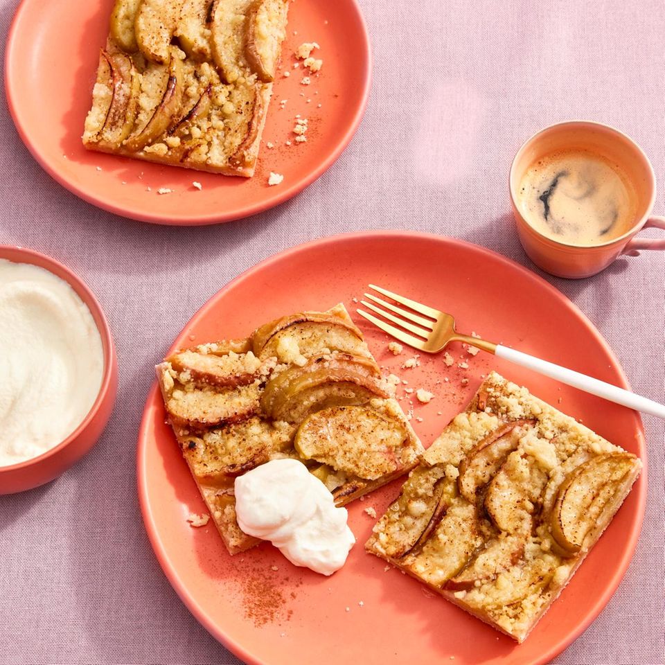 Apfelkuchen mit Vanillestreuseln Rezept - [ESSEN UND TRINKEN]