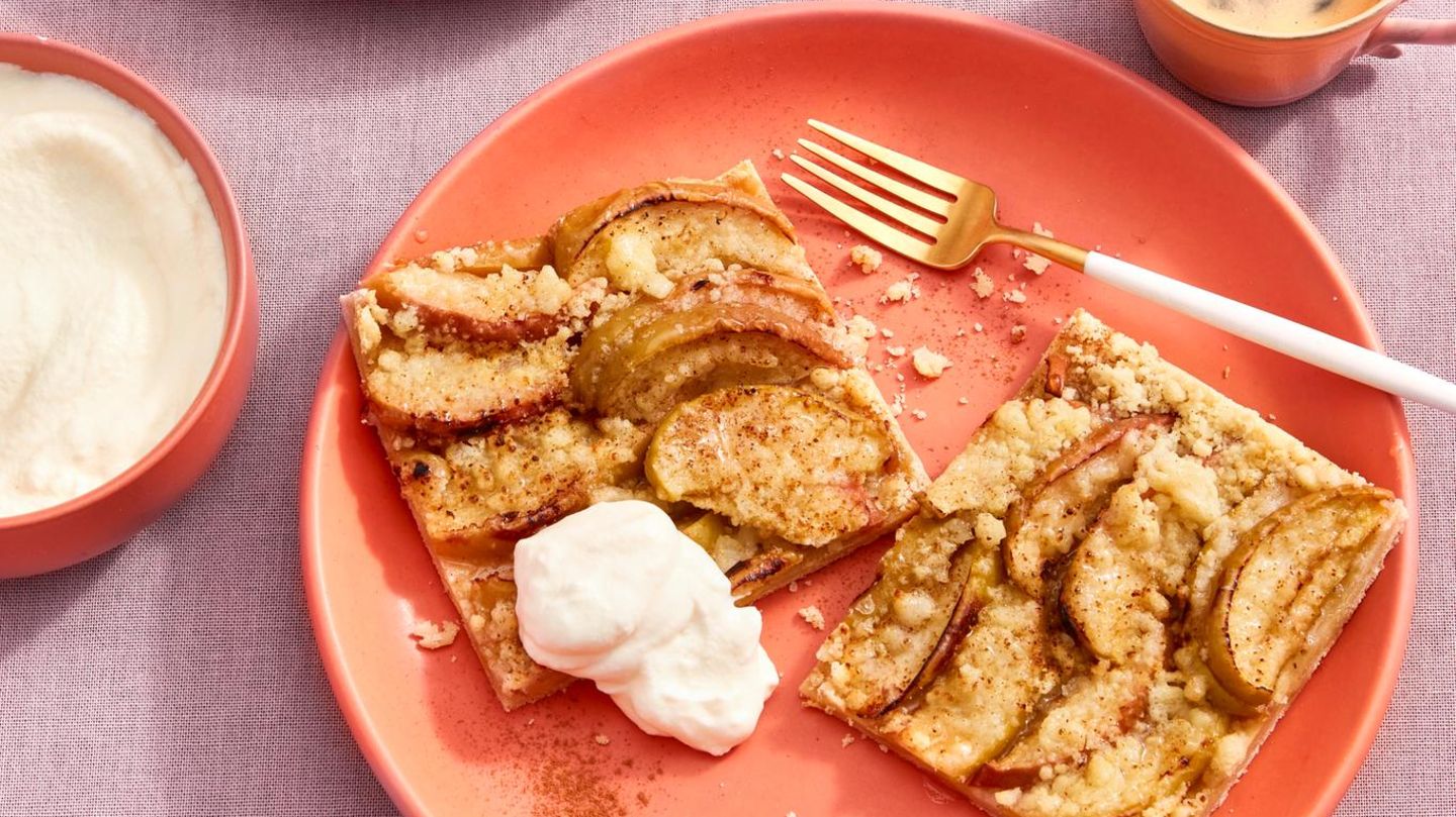 Apfelkuchen mit Vanillestreuseln Rezept