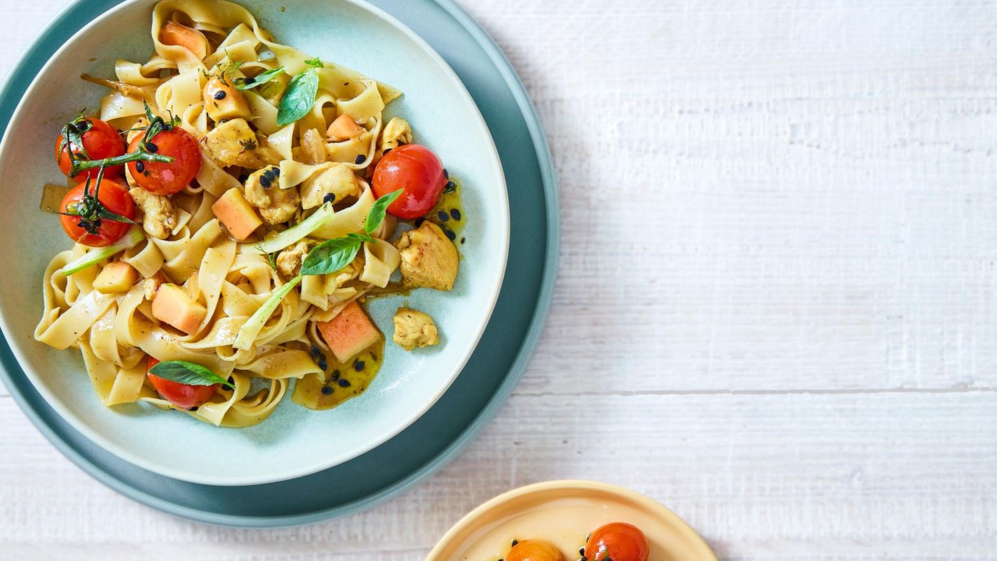 Hähnchengeschnetzeltes in Papaya-Kokos-Sauce Rezept