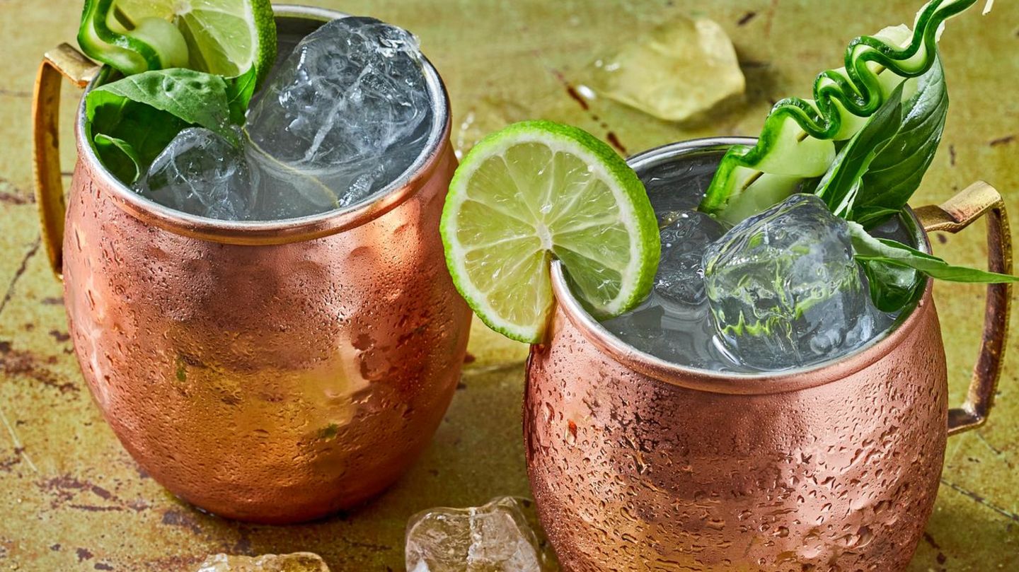 Moscow Mule mit Thai-Basilikum Rezept