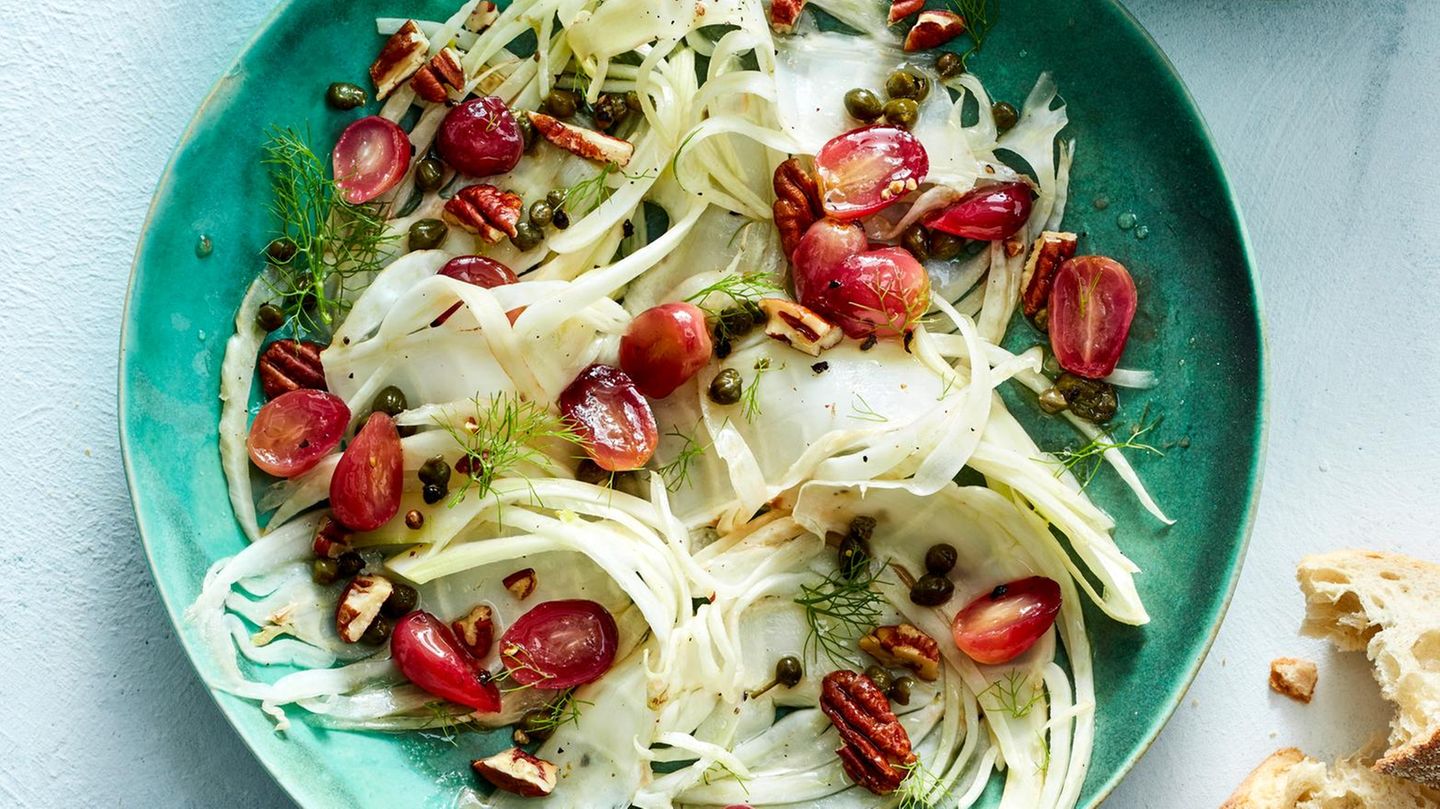 Fenchel-Carpaccio mit Thymian-Ricotta-Creme Rezept