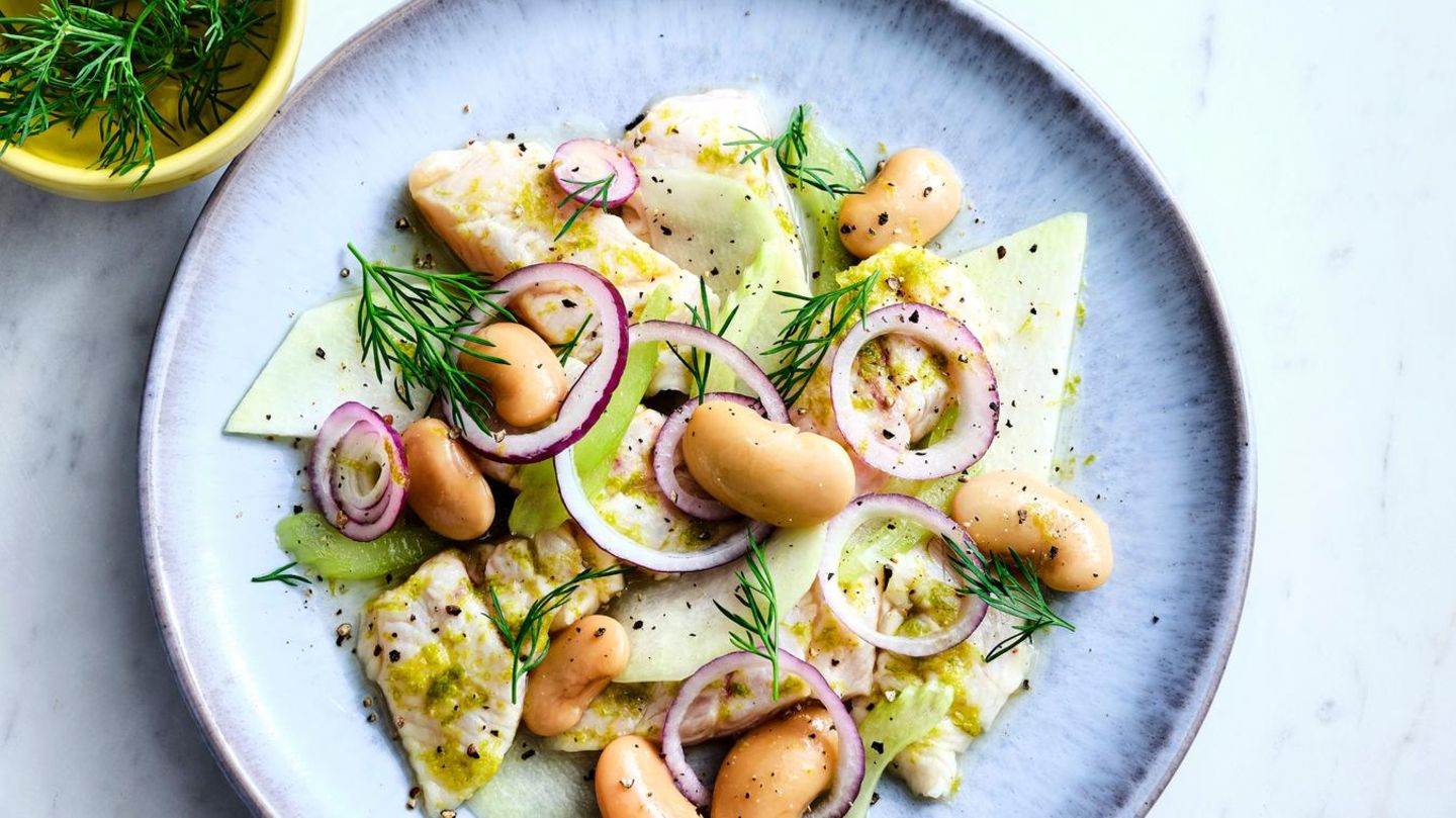 Ceviche mit Kohlrabi und Sellerie Rezept