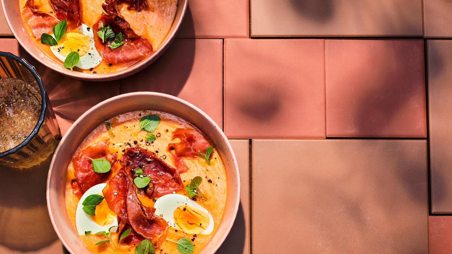Andalusische Tomatensuppe: Salmorejo andaluz