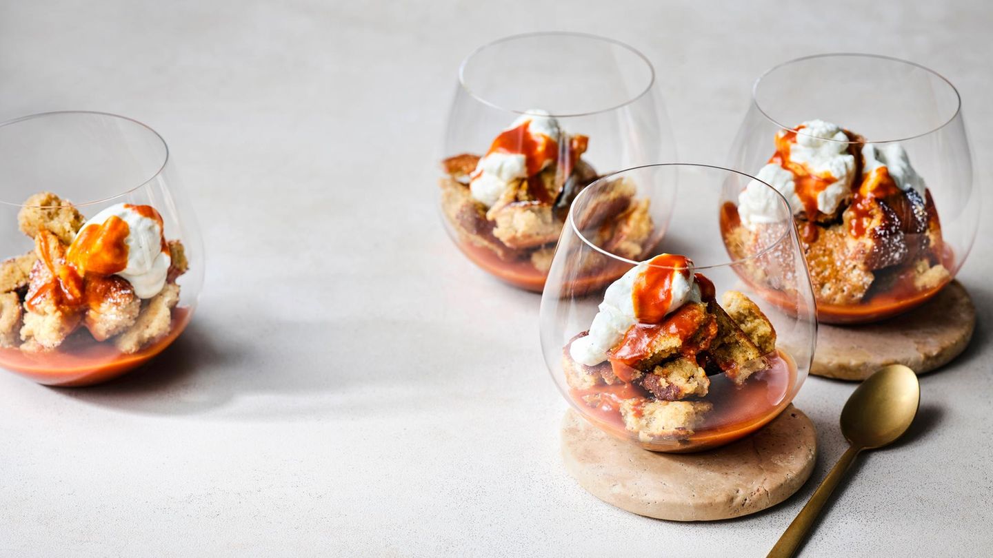 Buchweizen-Schmarren mit Hagebutten-Ingwer-Sauce Rezept