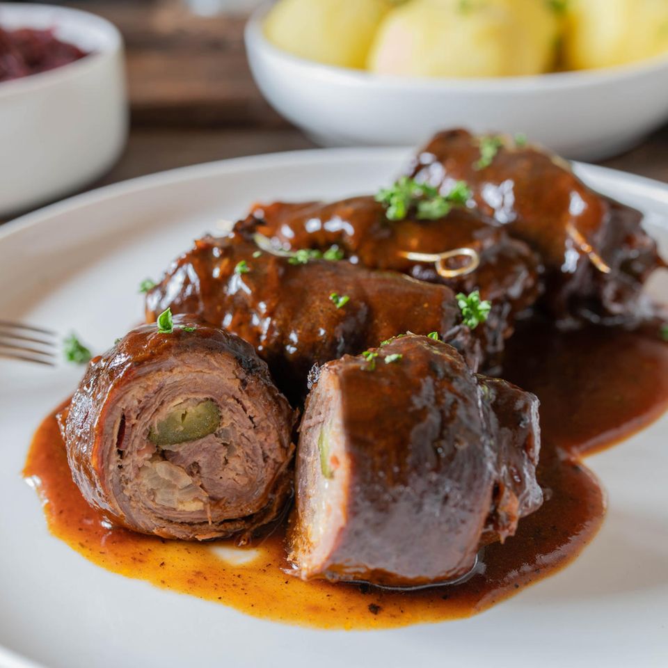 Klassische Rinderroulade – das beste Rezept - [ESSEN UND TRINKEN]