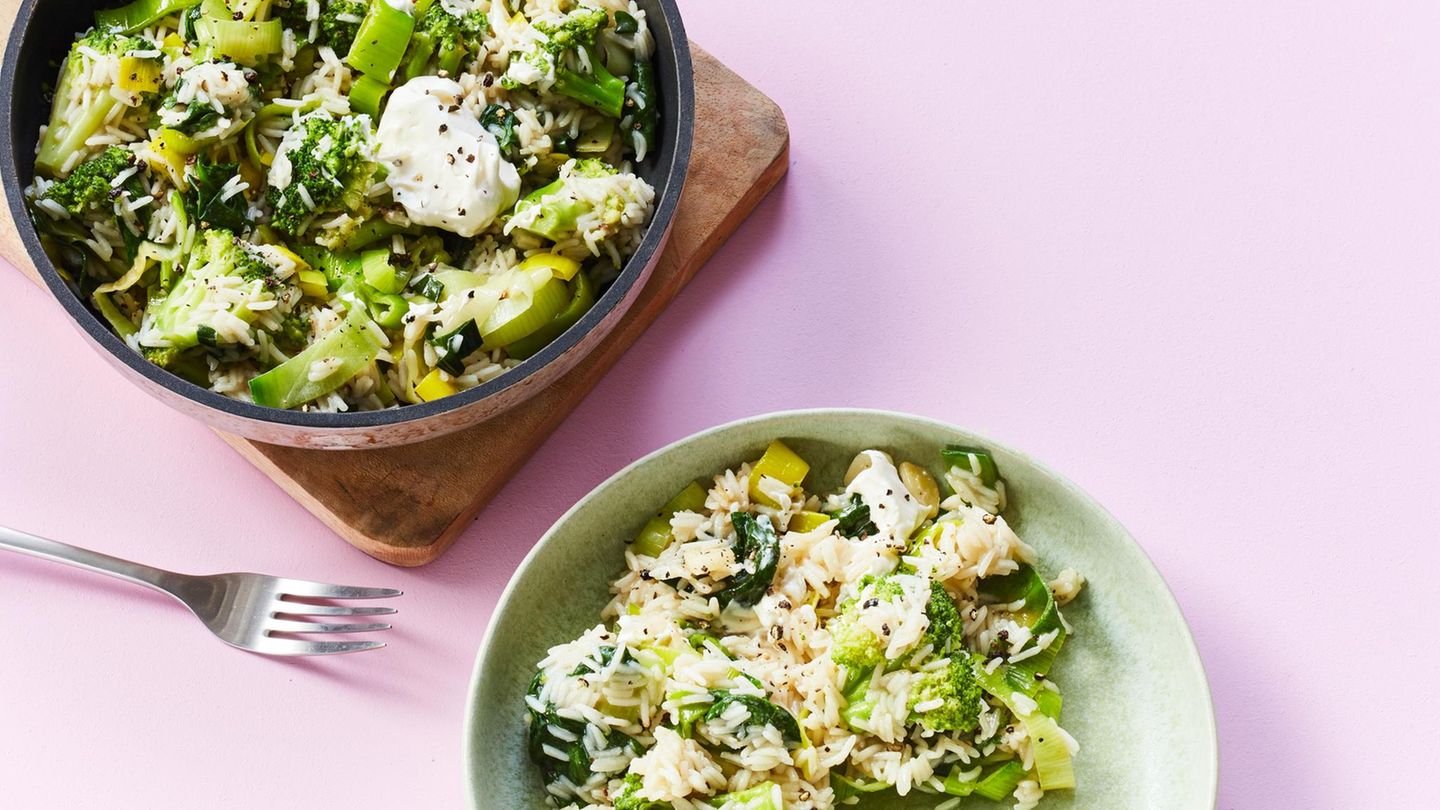 Brokkoli-Reis-Pfanne Rezept