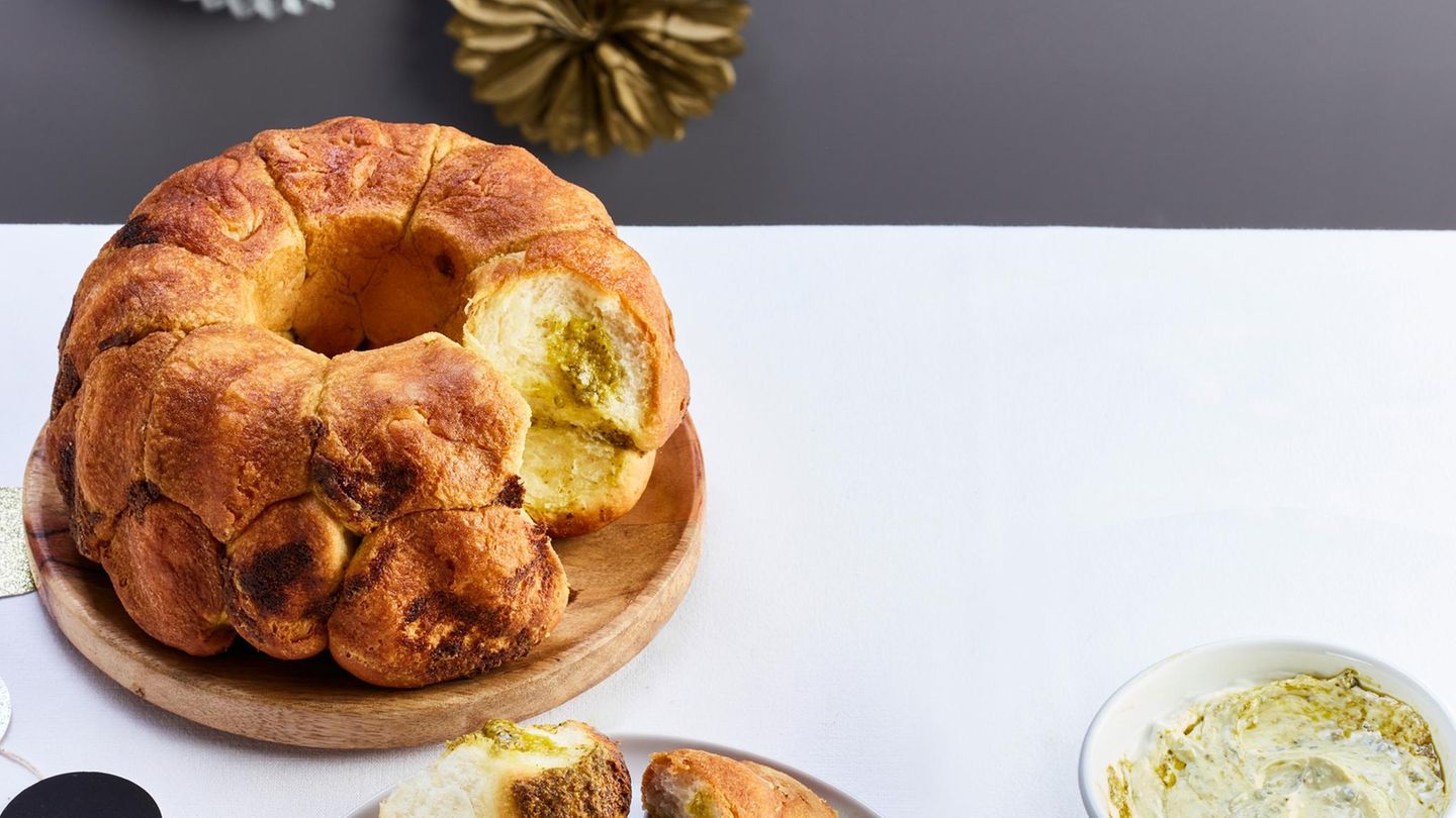 Pesto-Monkey-Bread Rezept
