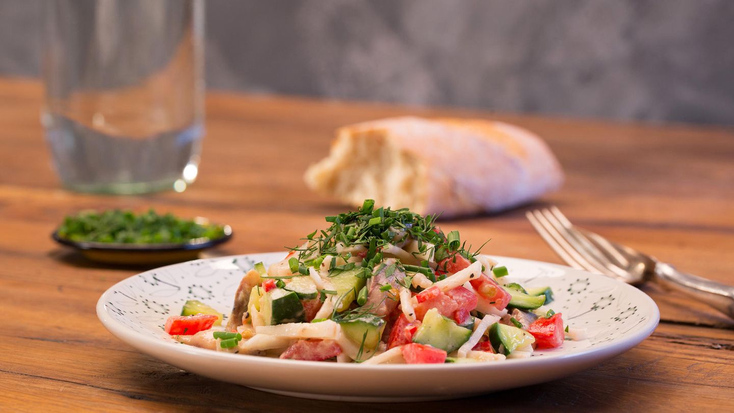 Matjes-Rettich-Salat Rezept